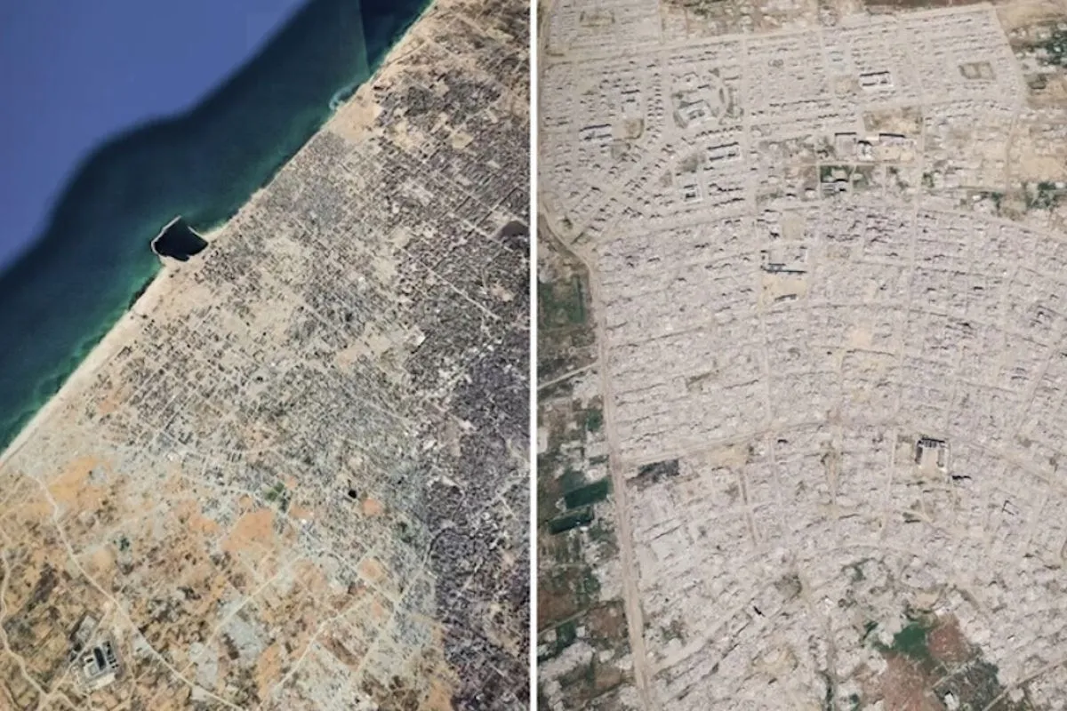 Gaza Hancur Banget: Citra Satelit Terbaru Google Ungkap Kerusakan Meluas